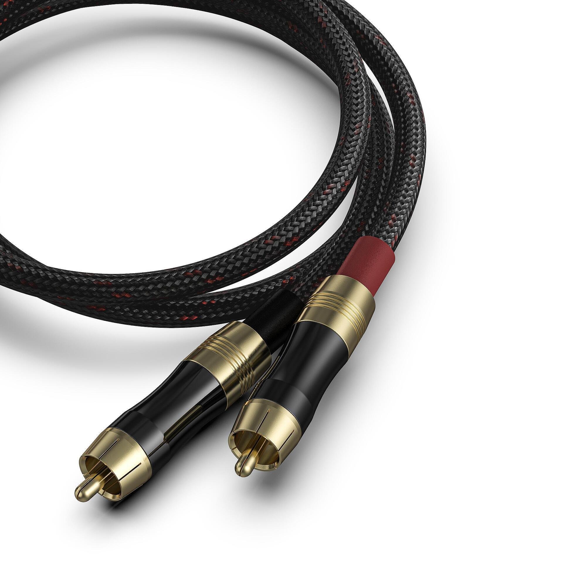 Dual RCA Analog Audio Cable FiiO LR-RCA2